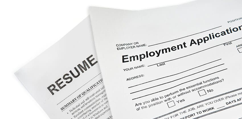 Job Application vs. The Resume