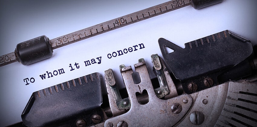 When and How to Use "To Whom It May Concern"